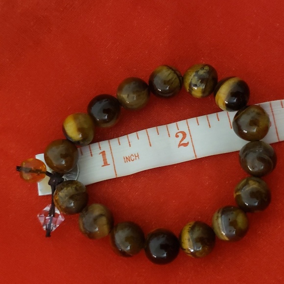 Tigers eye elastic bracelet - Picture 6 of 6